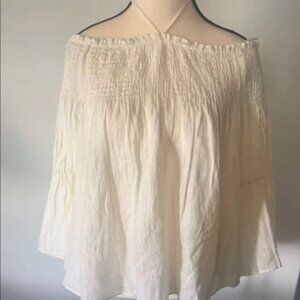 Elegant Off-Shoulder White Top